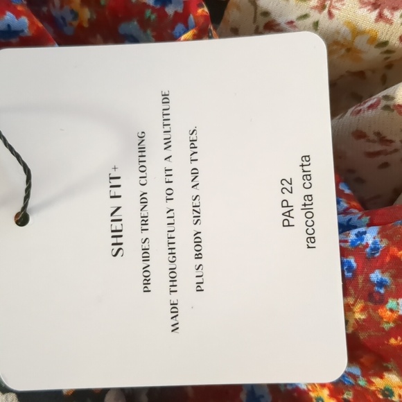 Shein Fit+ Multicolored Tiered Floral Maxi Dress - Picture 13 of 14